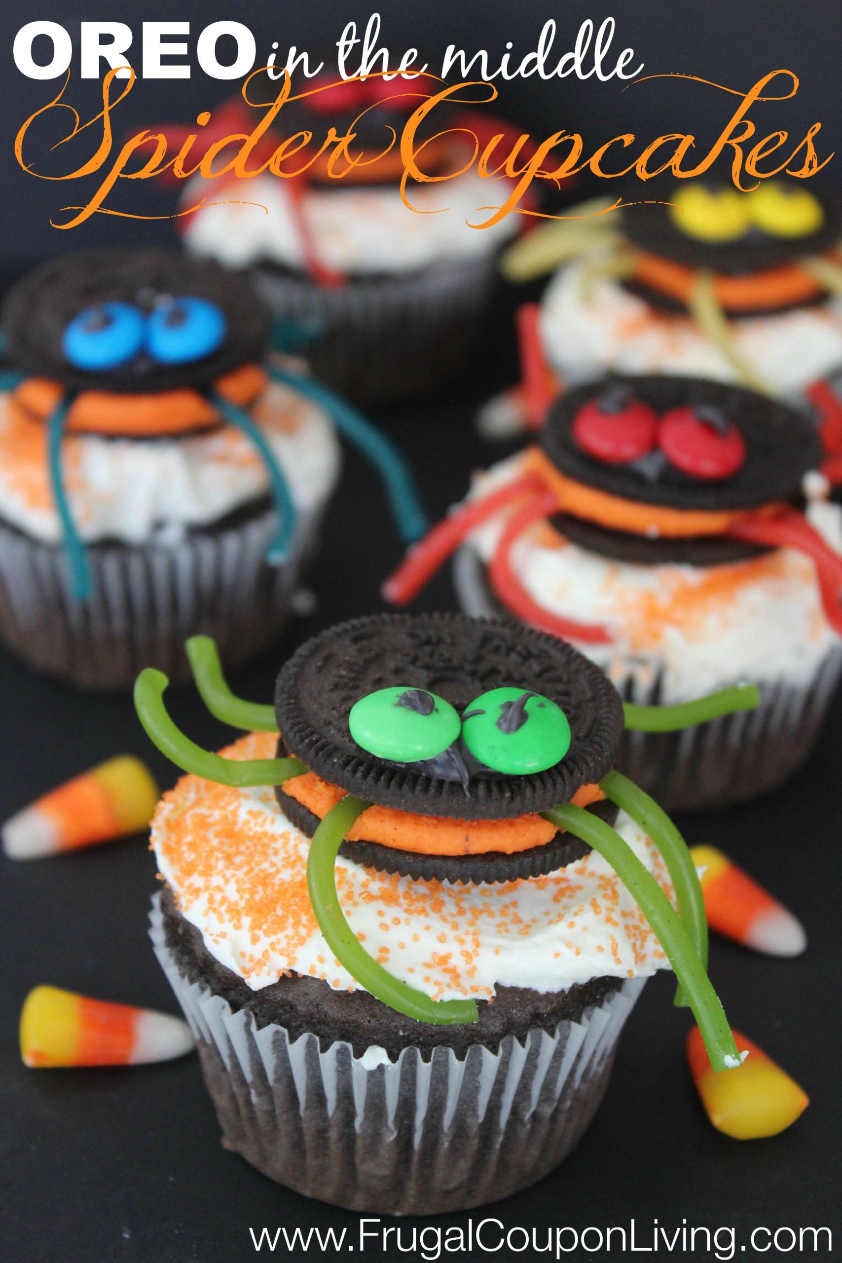 Halloween Cupcakes Pinterest
 Halloween OREO Stuffed Spider Cupcakes