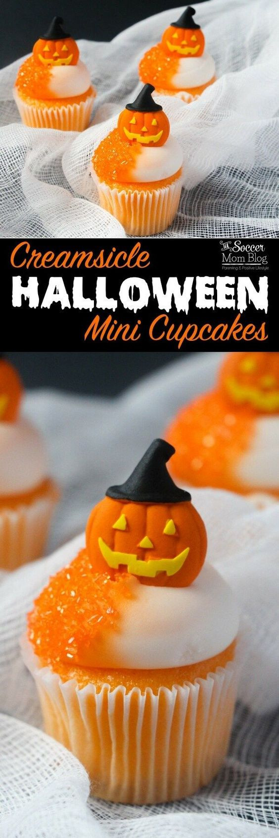 Halloween Cupcakes Pinterest
 Halloween cupcakes Orange fruit and Halloween on Pinterest