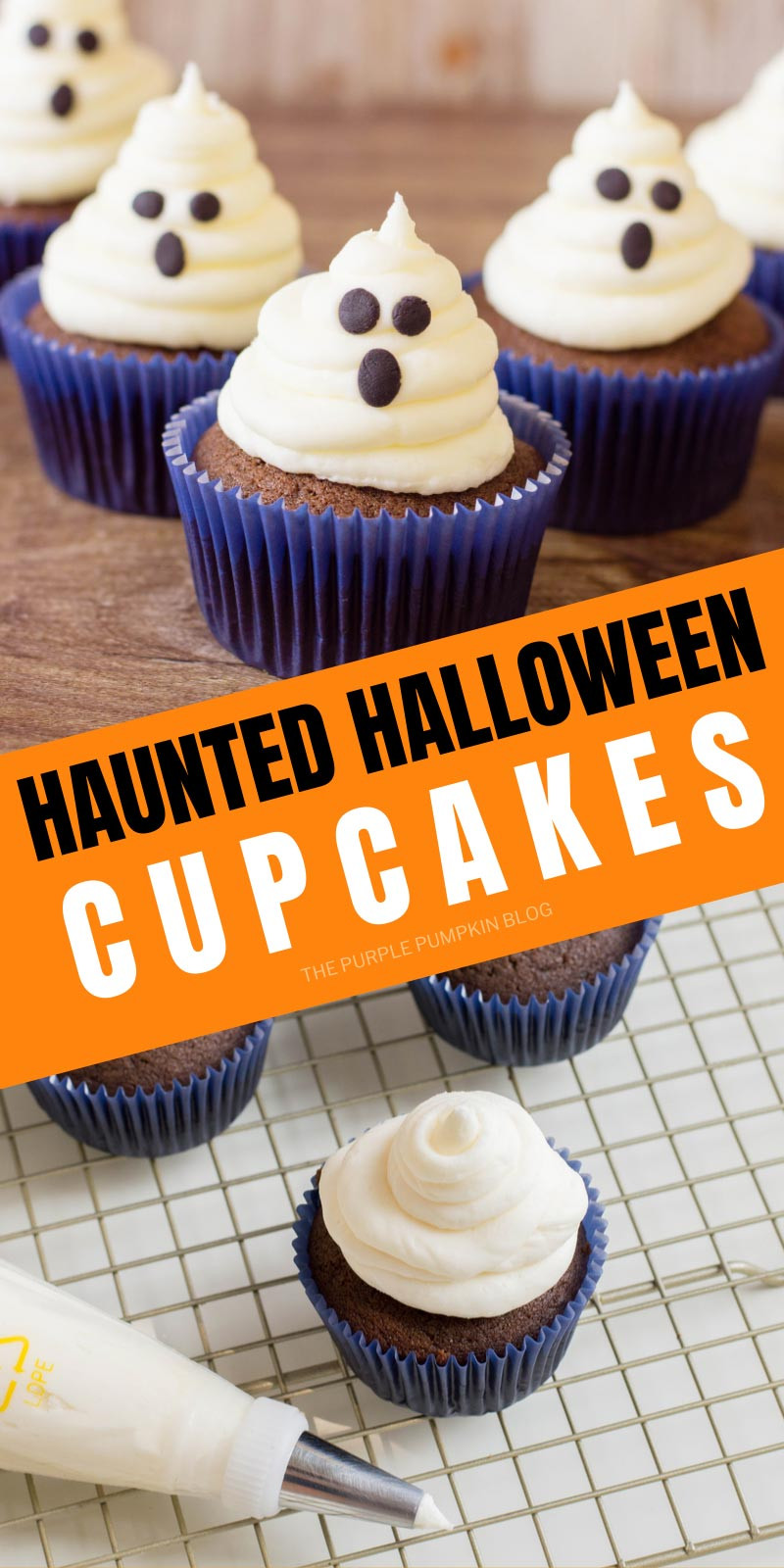 Halloween Cupcakes Recipe
 Haunted Halloween Ghost Cupcakes Recipe A Spooktacular
