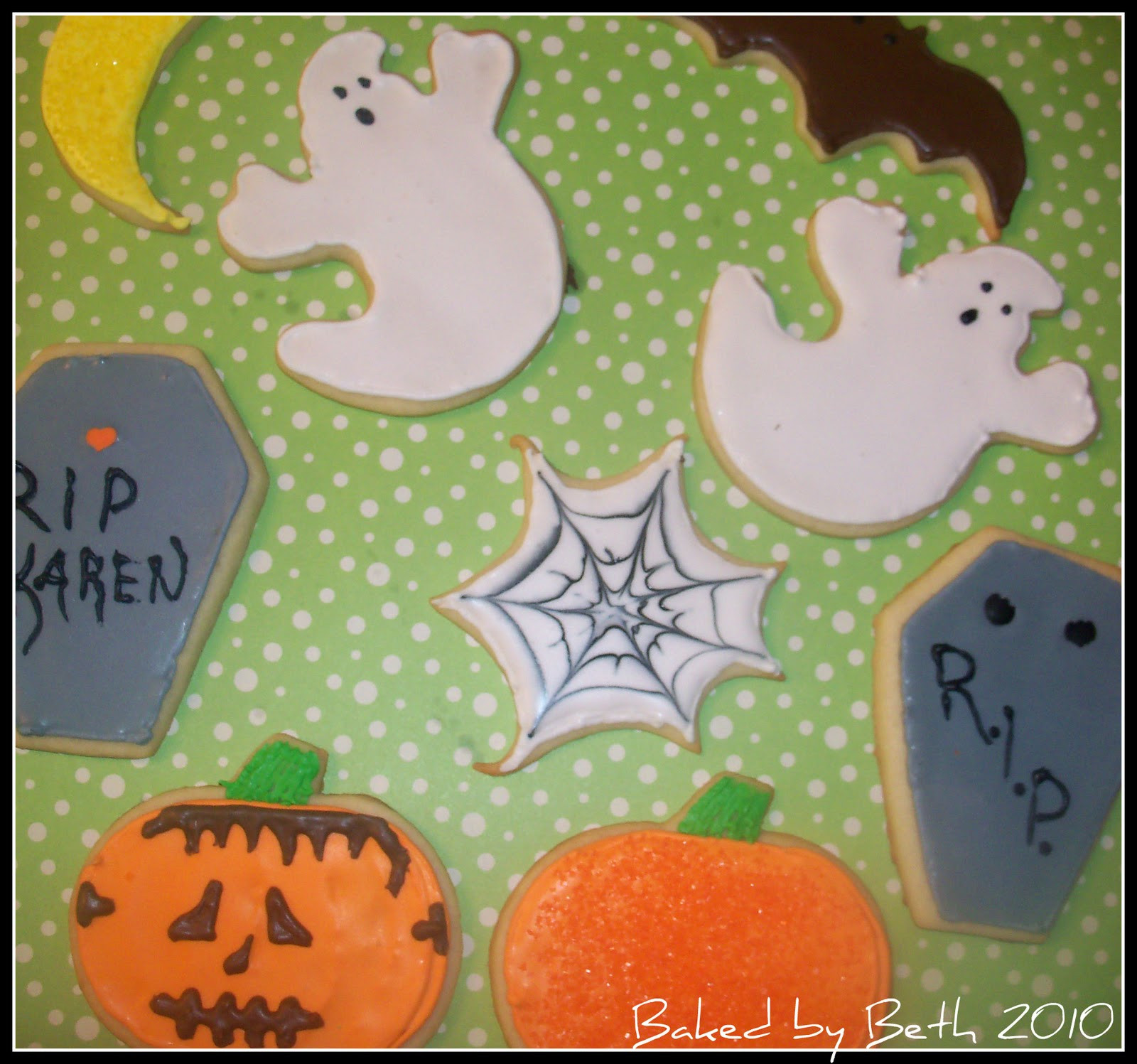 Halloween Cutout Cookies
 Baked by Beth Halloween Cutout Cookies