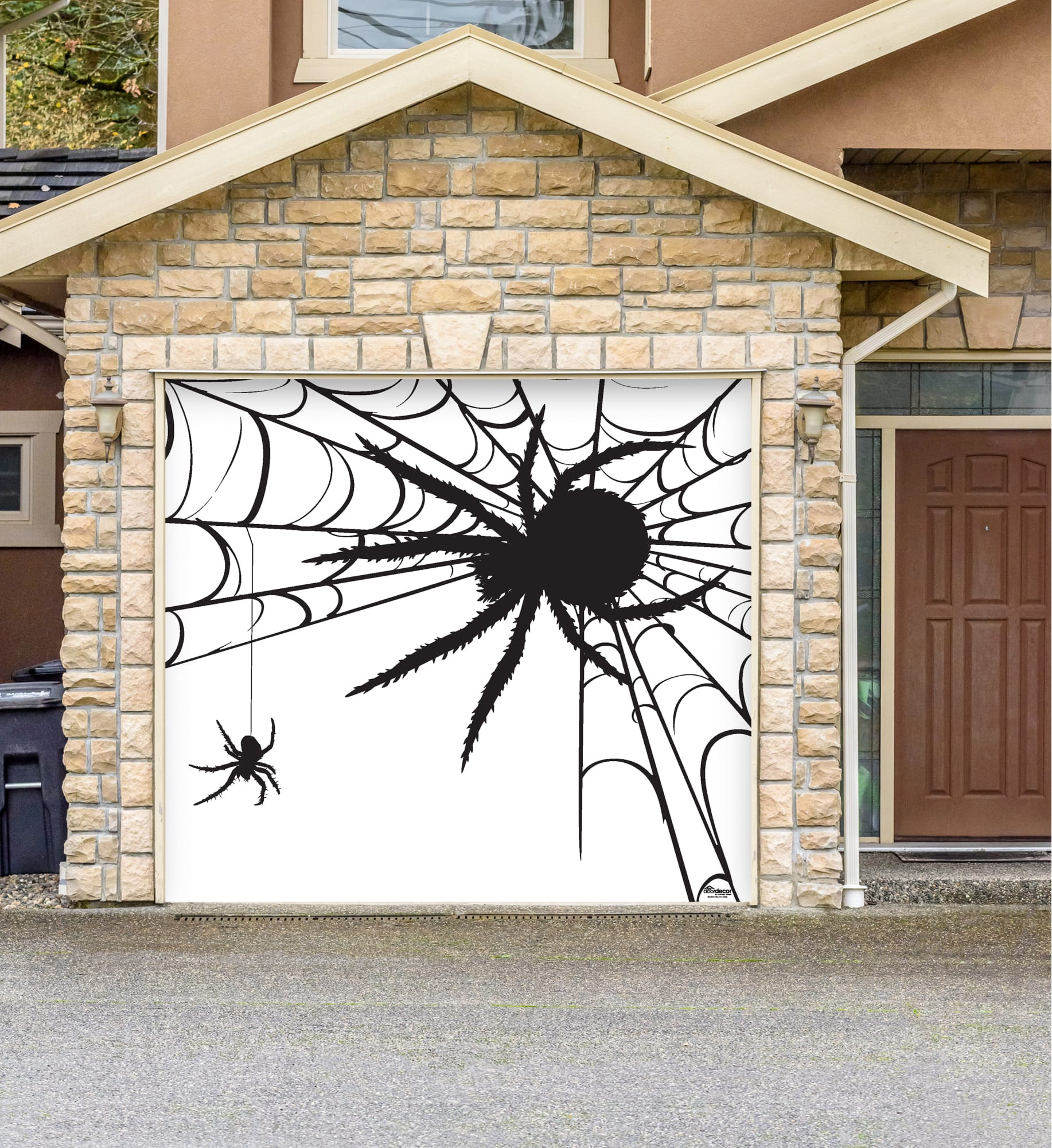Halloween Garage Door Decals
 Spiders Halloween Garage Door Vinyl Banner