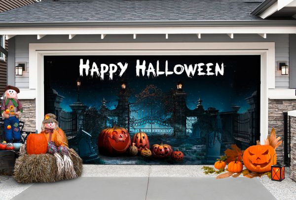 Halloween Garage Door Decals
 These Spooky Garage Door Stickers Are What Halloween Is
