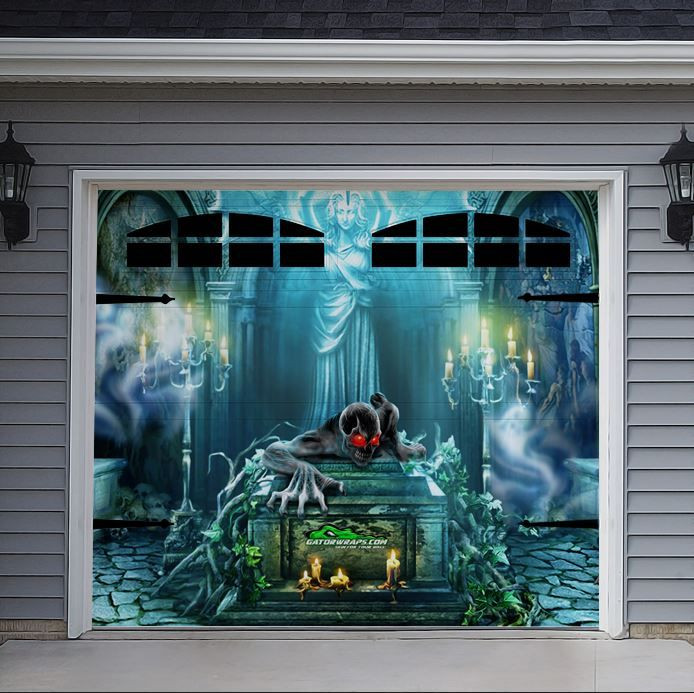 Halloween Garage Door Decals
 35 best Garage Door Murals images on Pinterest