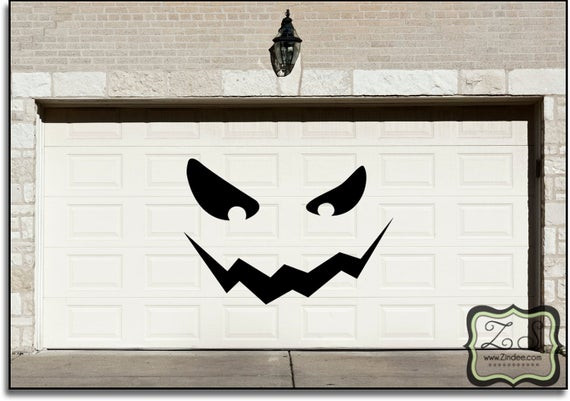 Halloween Garage Door Decals
 Items similar to HUGE Jack o lantern Garage Halloween