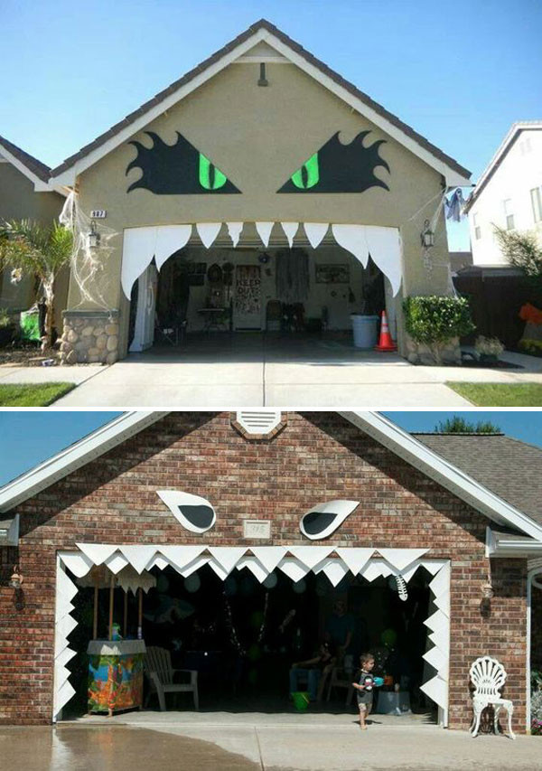 Halloween Garage Ideas
 Awesome Garage Door Decorating Ideas for Halloween
