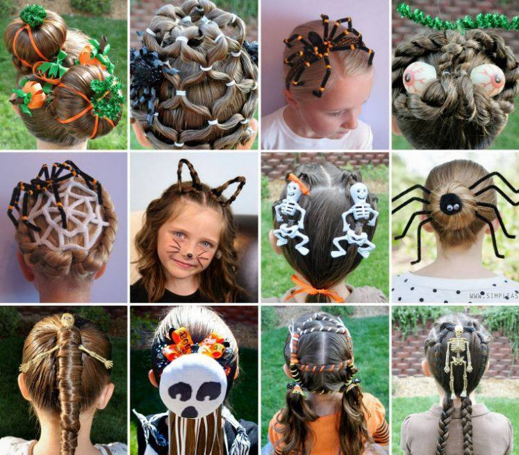 Halloween Hairstyles For Kids
 16 Most Creative DIY Halloween Hairstyles for kids