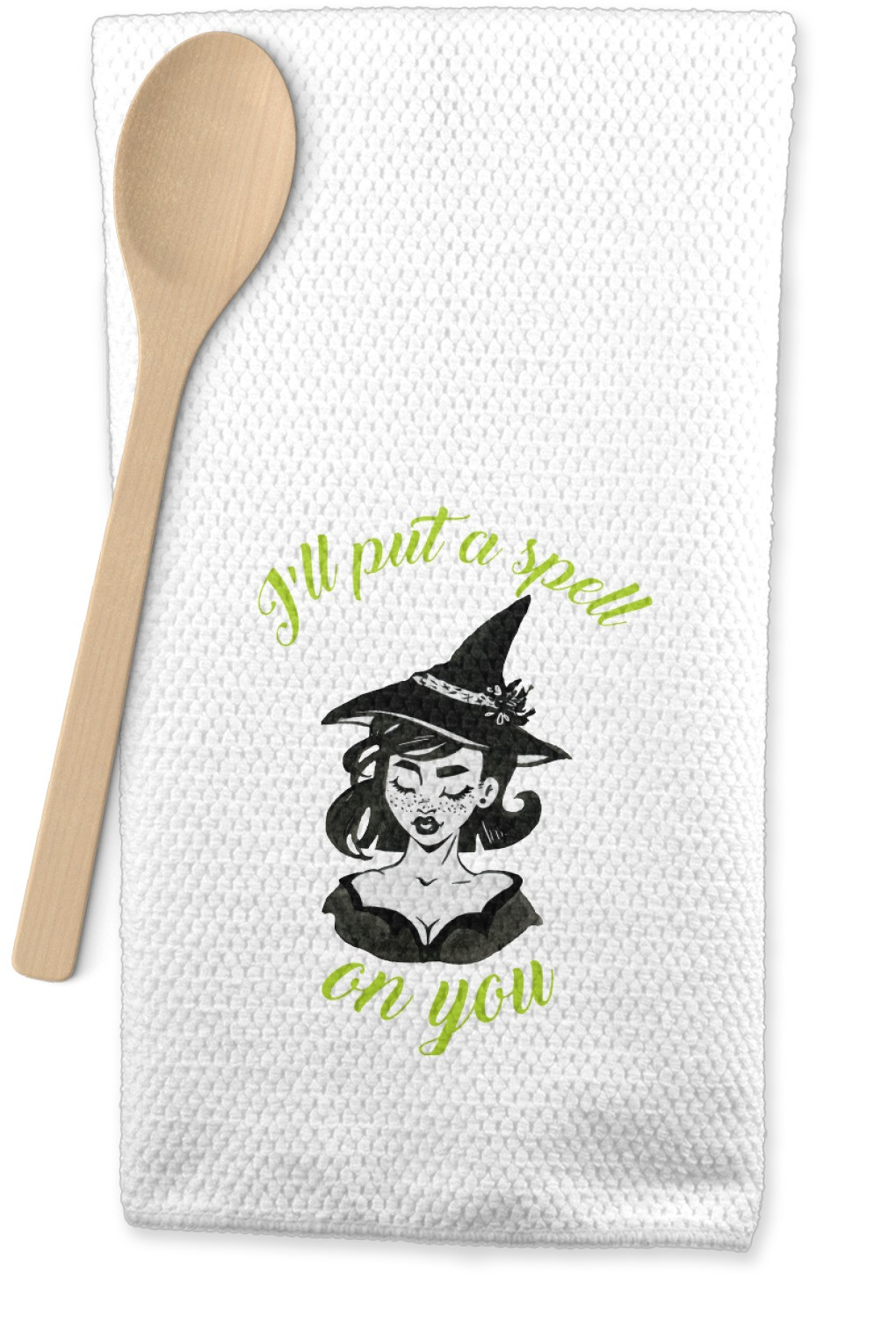 Halloween Kitchen Towels
 Witches Halloween Waffle Weave Kitchen Towel