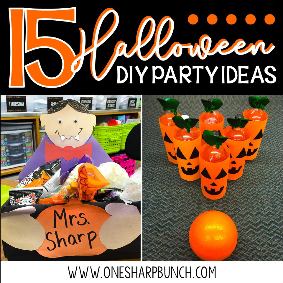 Halloween Party Ideas For 1St Graders
 e Sharp Bunch 15 DIY Halloween Party Ideas for the