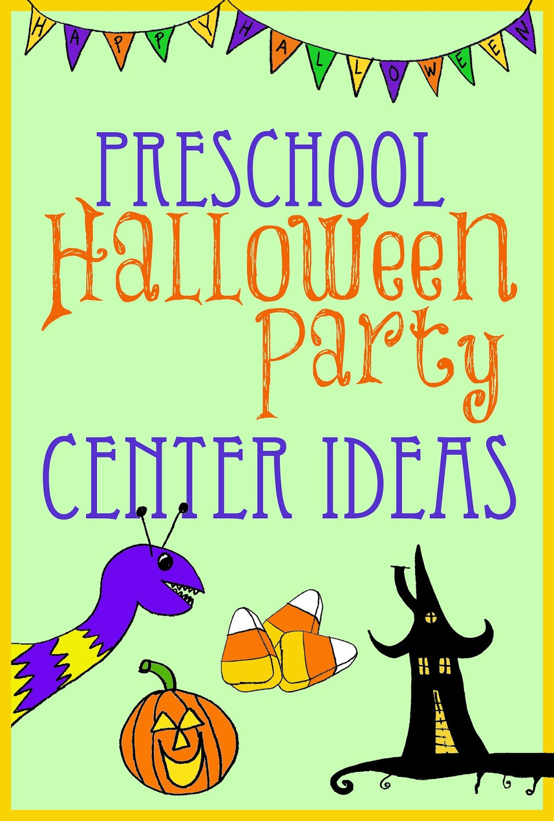 Halloween Party Ideas For Kindergarten Classes
 Halloween Party Center Ideas for Preschool Kindergarten