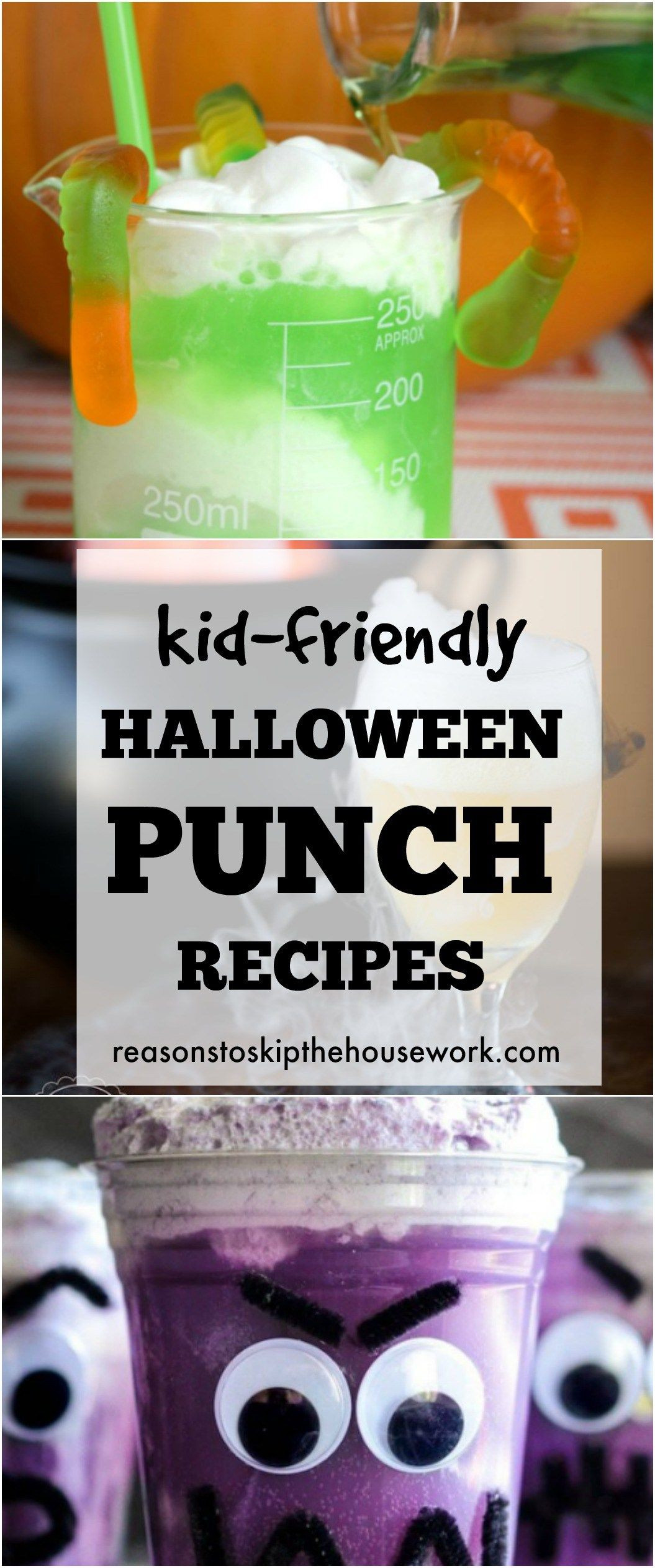 Halloween Punch For Kids-DIY
 Kid Friendly Halloween Punch Recipes that are sure to