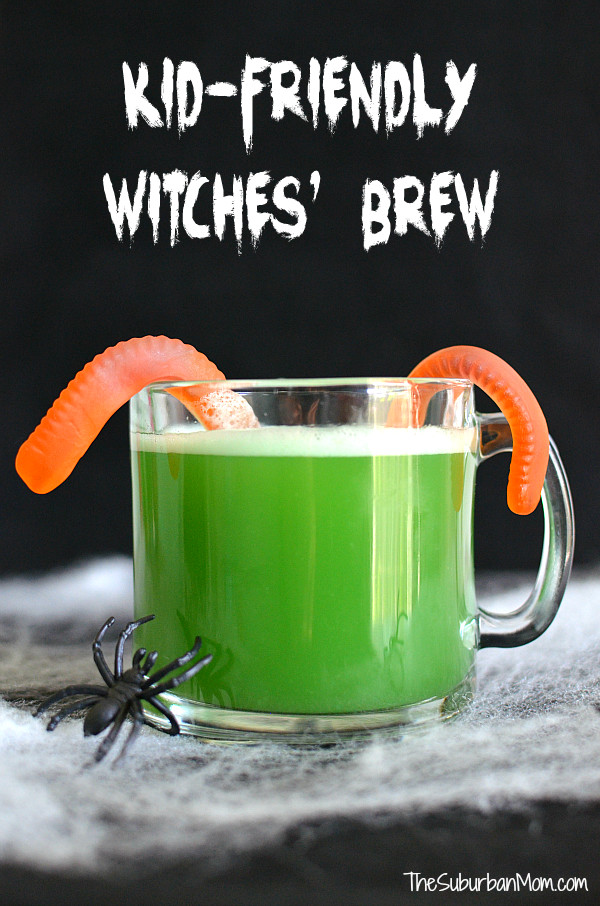 Halloween Punch For Kids-DIY
 Kid Friendly Witches Brew Halloween Punch