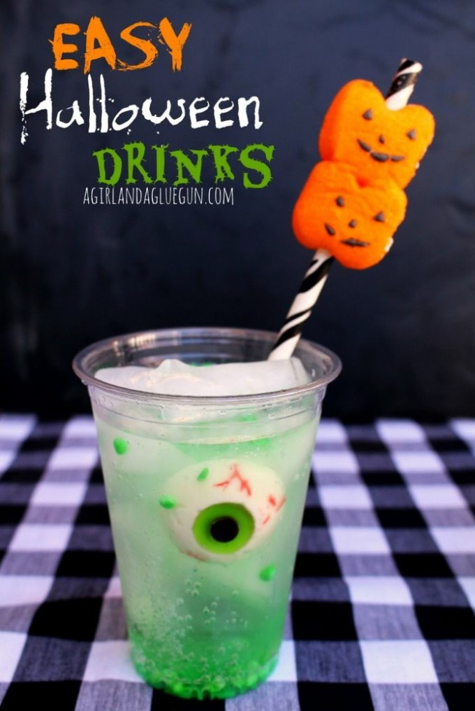 Halloween Punch For Kids-DIY
 Spooky Eyeball Halloween Drink – Best Cheap Easy & Fast