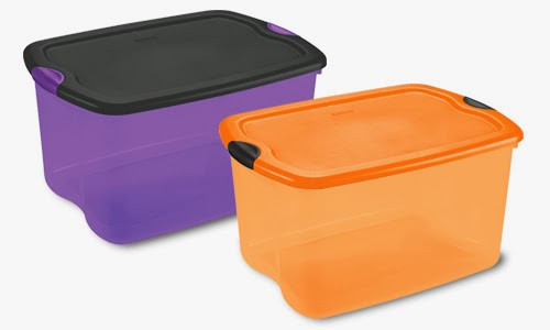 Halloween Storage Bins
 color drunk You can do it Organize your Halloween