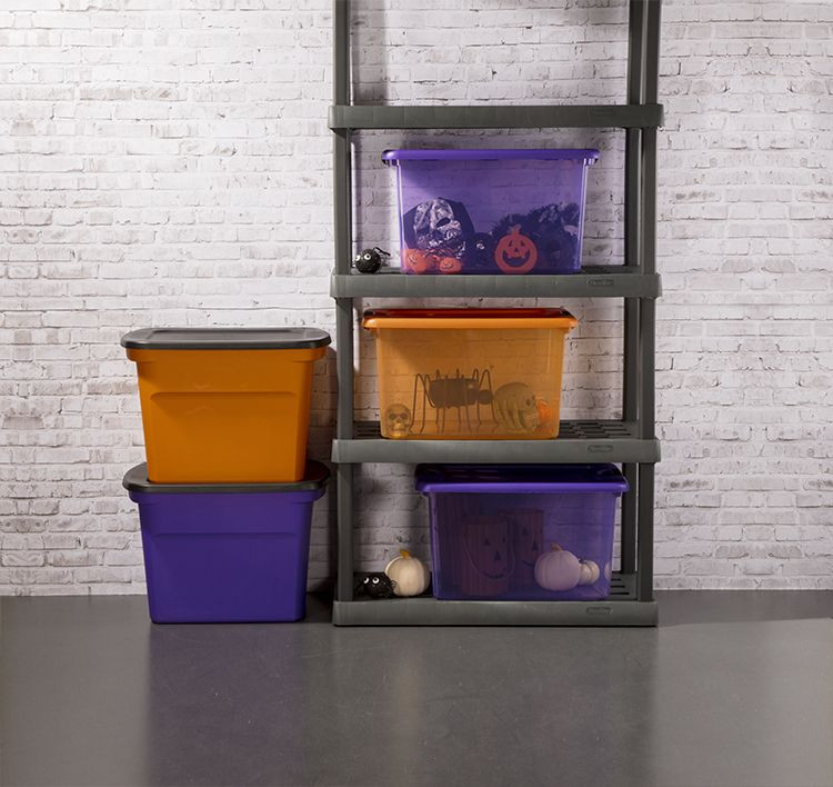 Halloween Storage Bins
 Protect your most ghostly possessions with Sterilite s