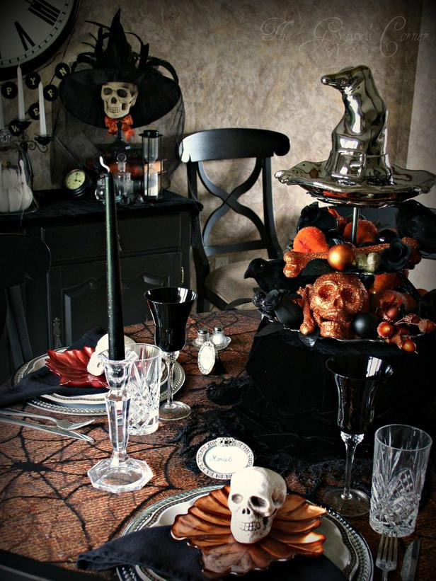 Halloween Table Settings
 Modern Furniture Spooky Halloween Table Settings and