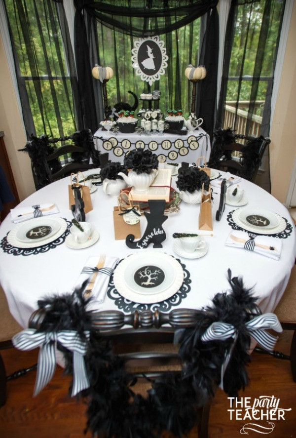 Halloween Tea Party Ideas
 Halloween Tablescape and Party Ideas House of Hargrove