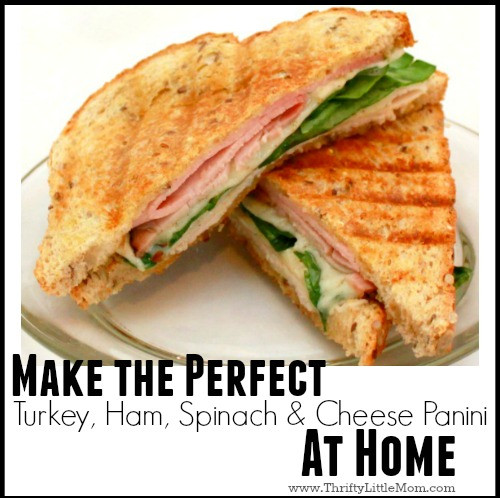 Ham Panini Recipes
 Easy Turkey Ham Spinach & Cheese Panini Recipe Thrifty