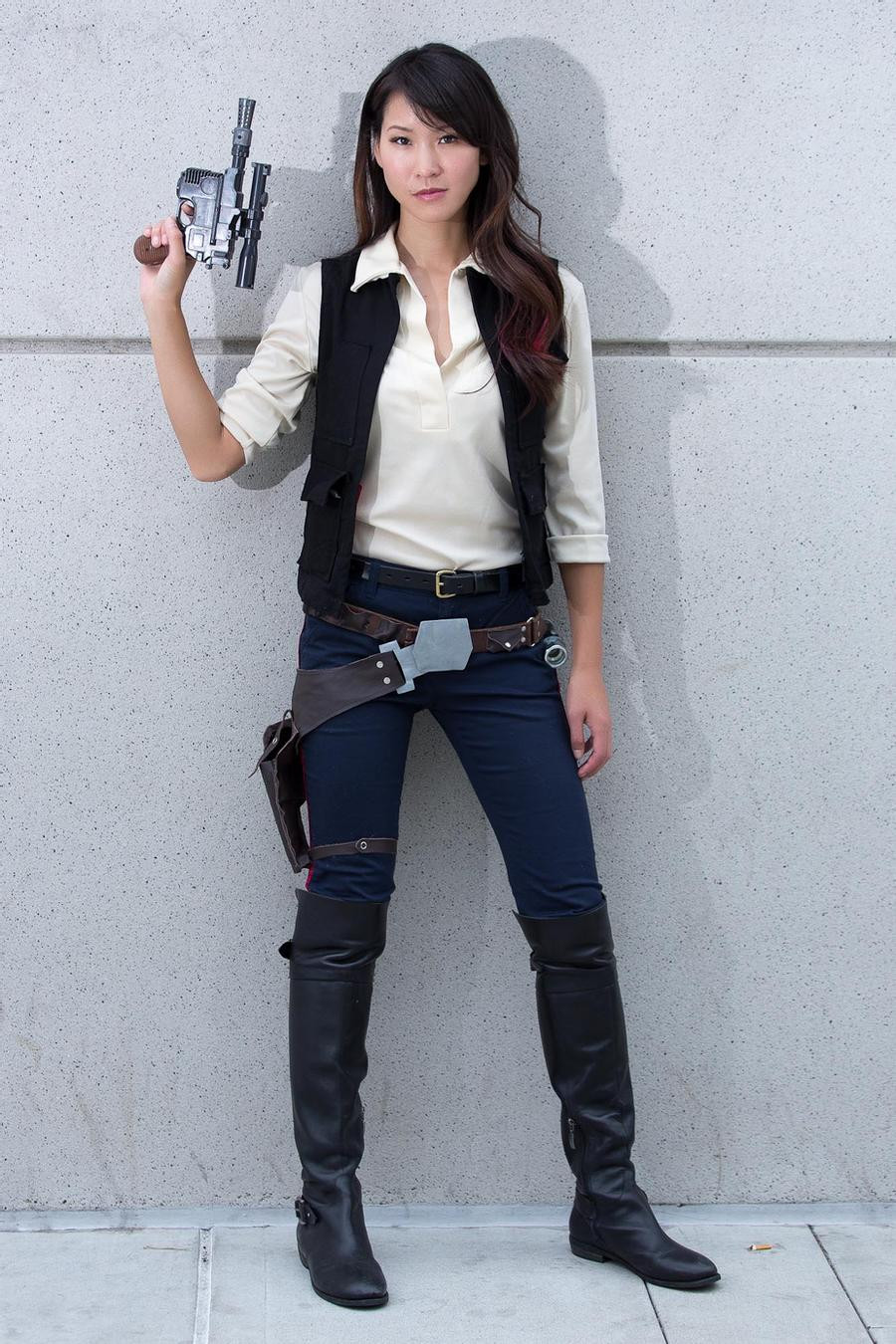 Han Solo DIY Costume
 Female Han Solo Cosplay by milkchess on DeviantArt
