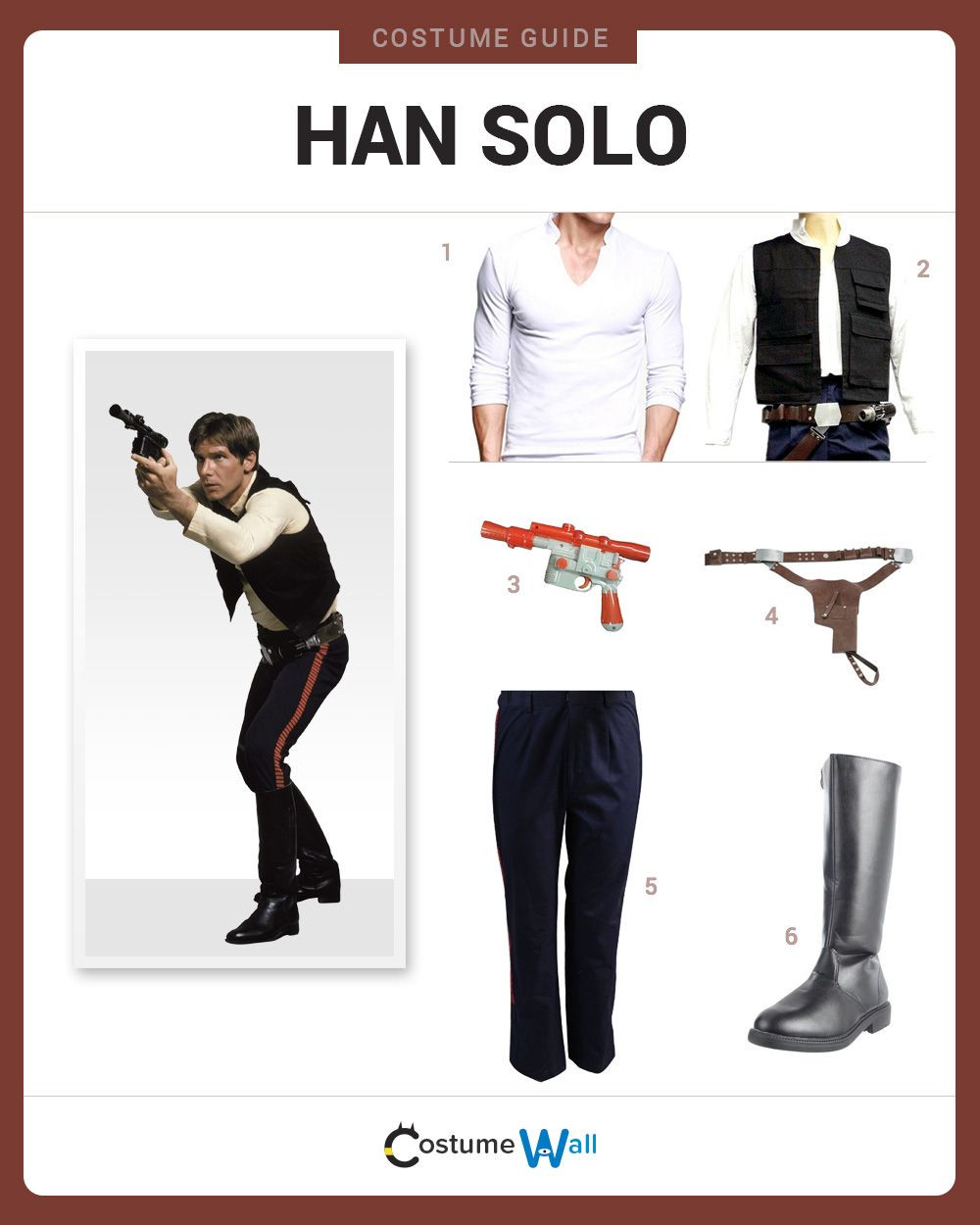 Han Solo DIY Costume
 Dress Like Han Solo