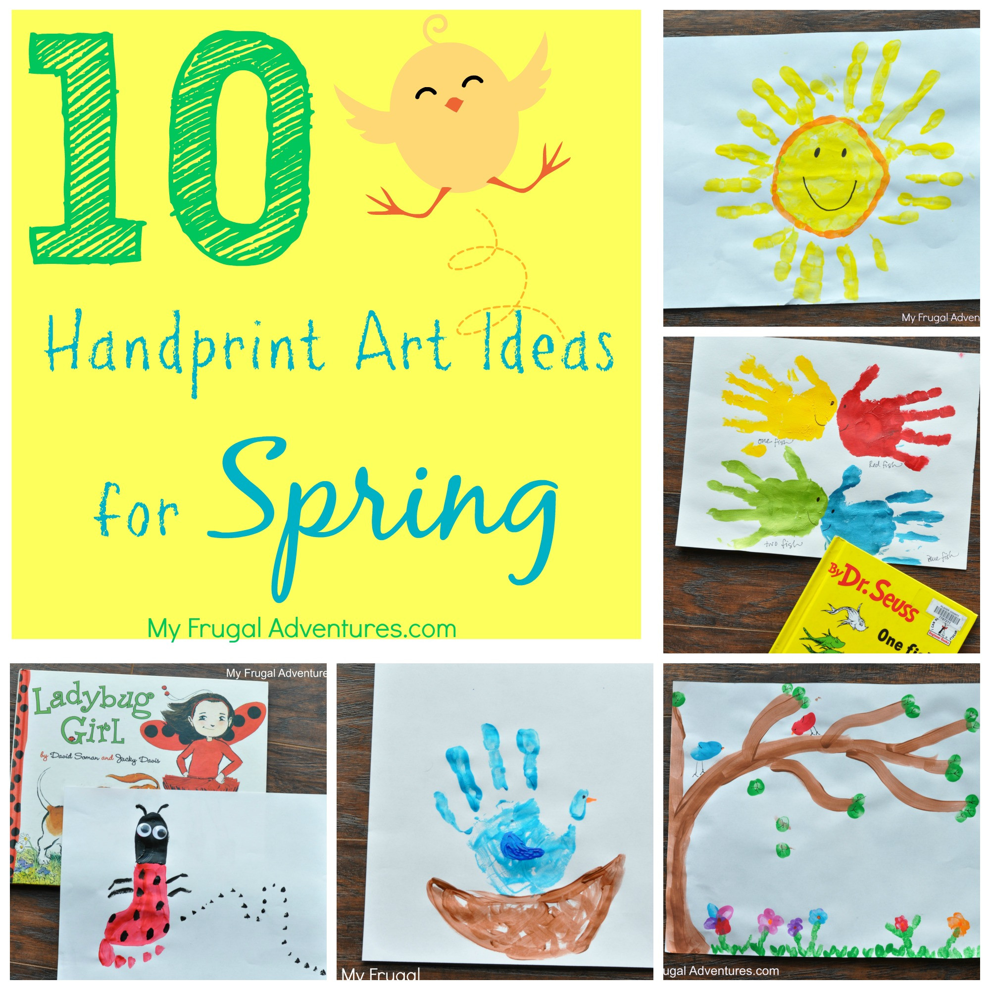 Hand Art For Kids
 10 Spring Handprint Art Ideas for Children My Frugal