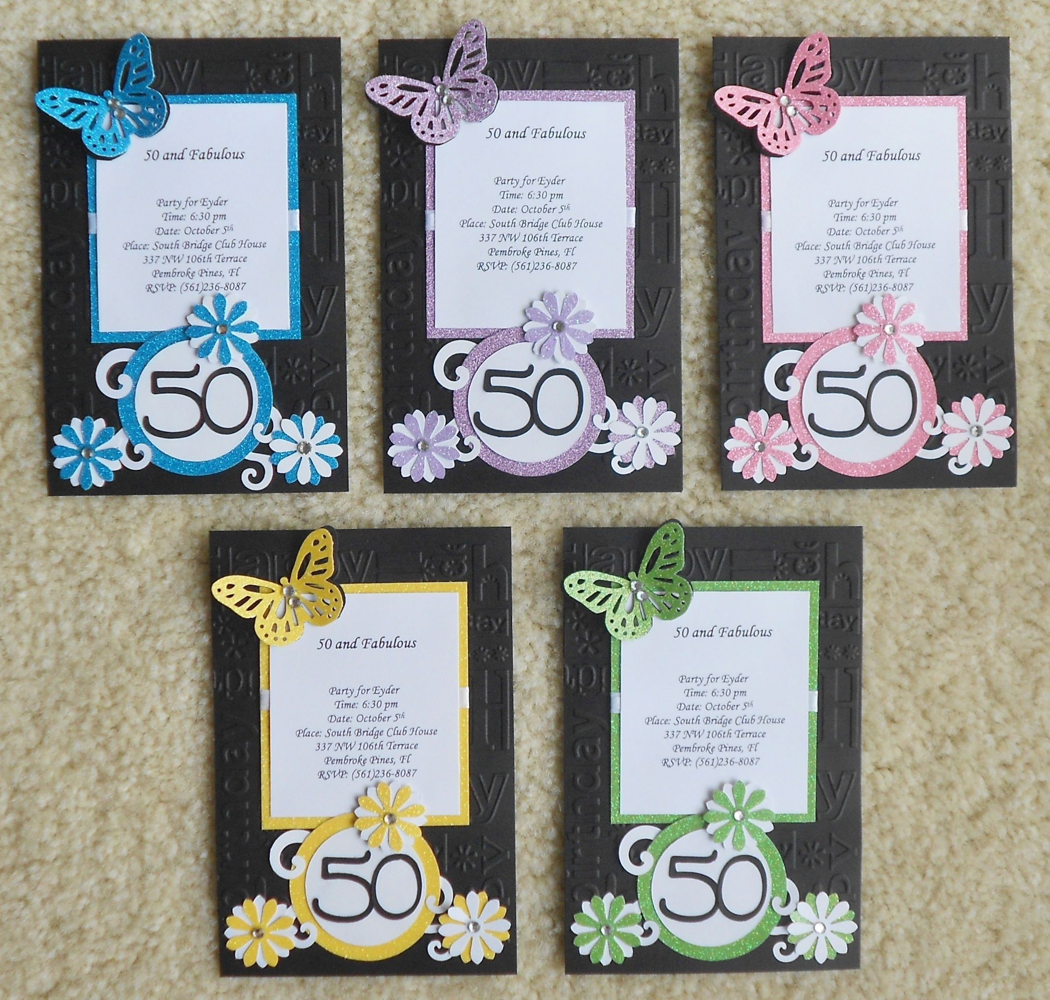 Handmade Birthday Invitations
 Handmade Birthday Invitations