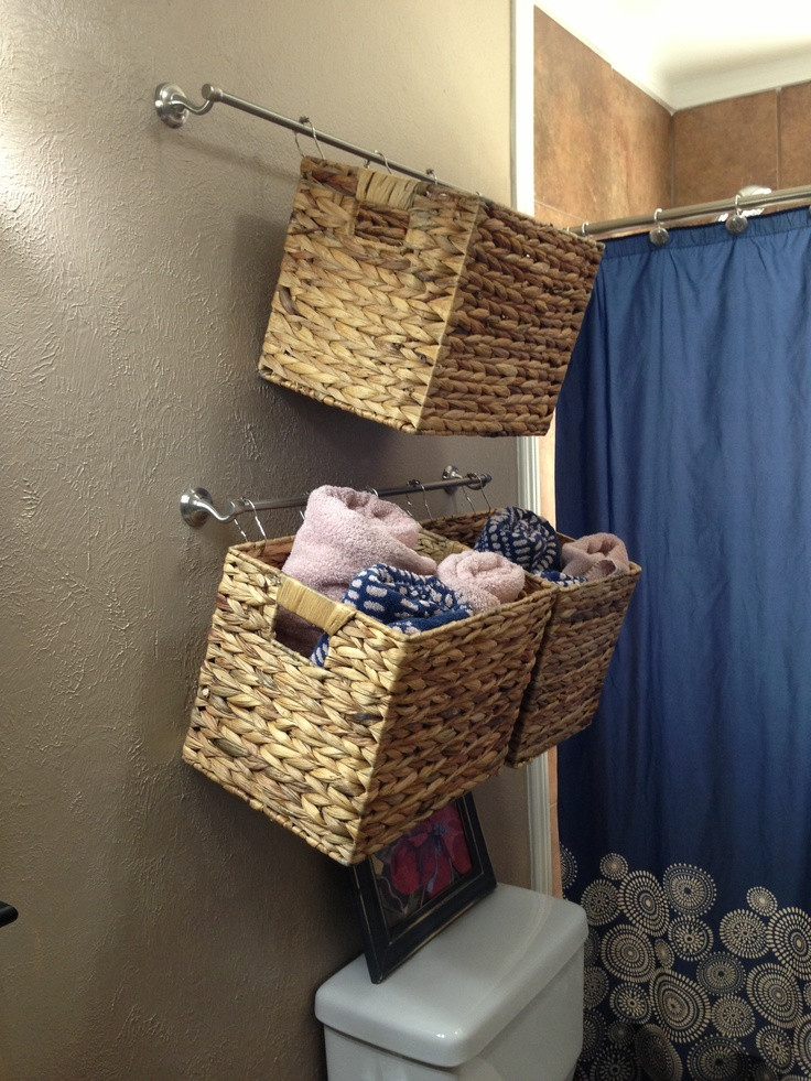 Hanging Baskets For Bathroom Storage
 Bathroom hanging baskets