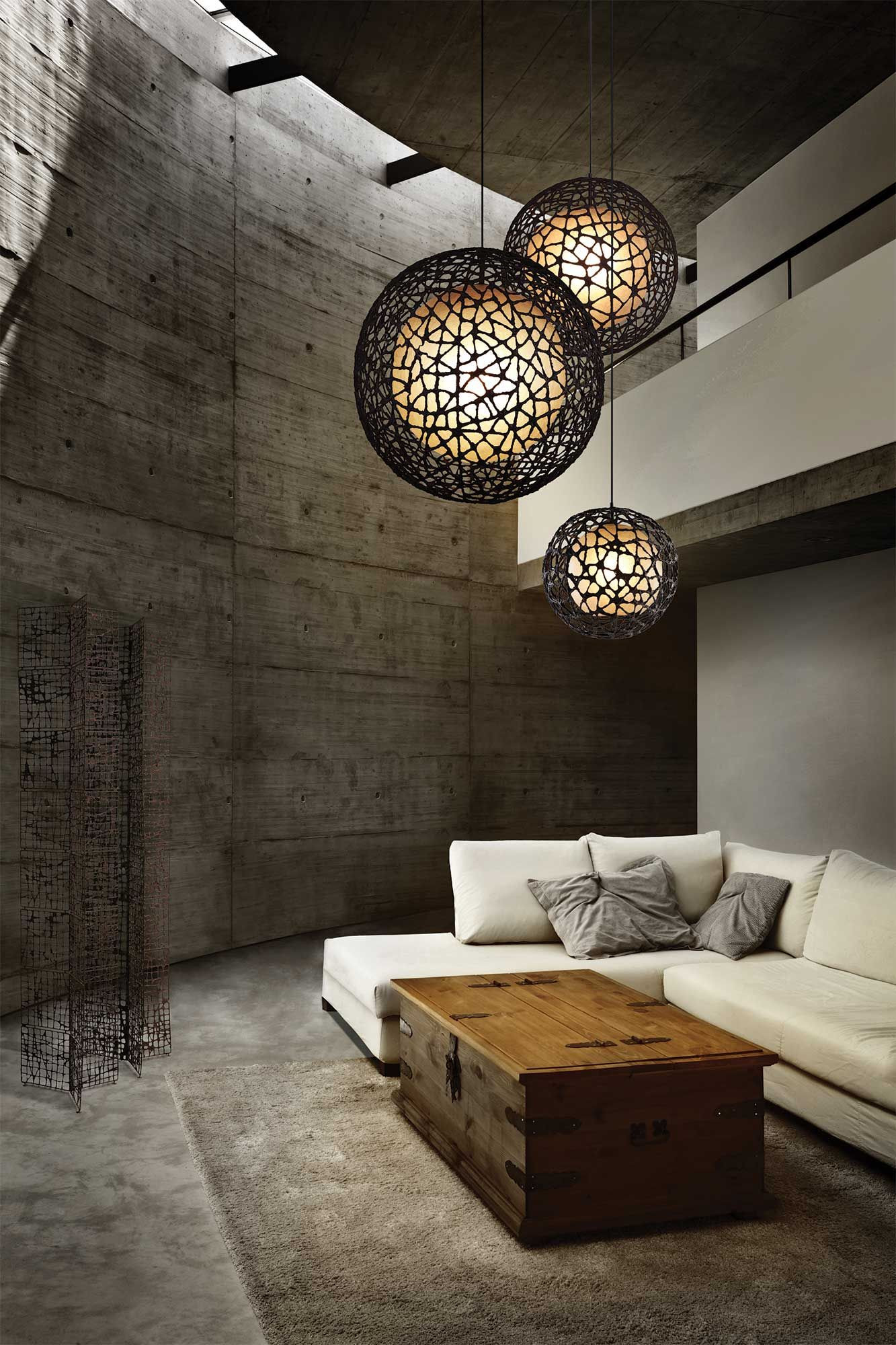 Hanging Lamps For Living Room
 C U C ME Round Pendant by Hive lpcc 1515