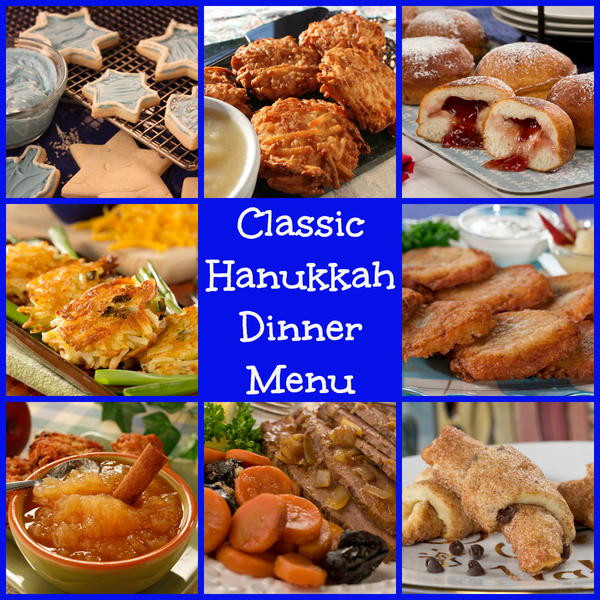 Hanukkah Dinner Recipe
 Classic Hanukkah Dinner Menu