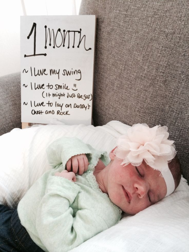 Happy 1 Month Old Baby Quotes
 1 month old picture Baby graphy Pinterest