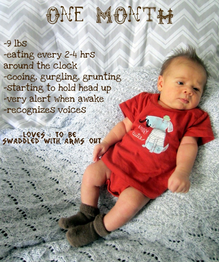 Happy 1 Month Old Baby Quotes
 one month old baby update Baby scrapbook