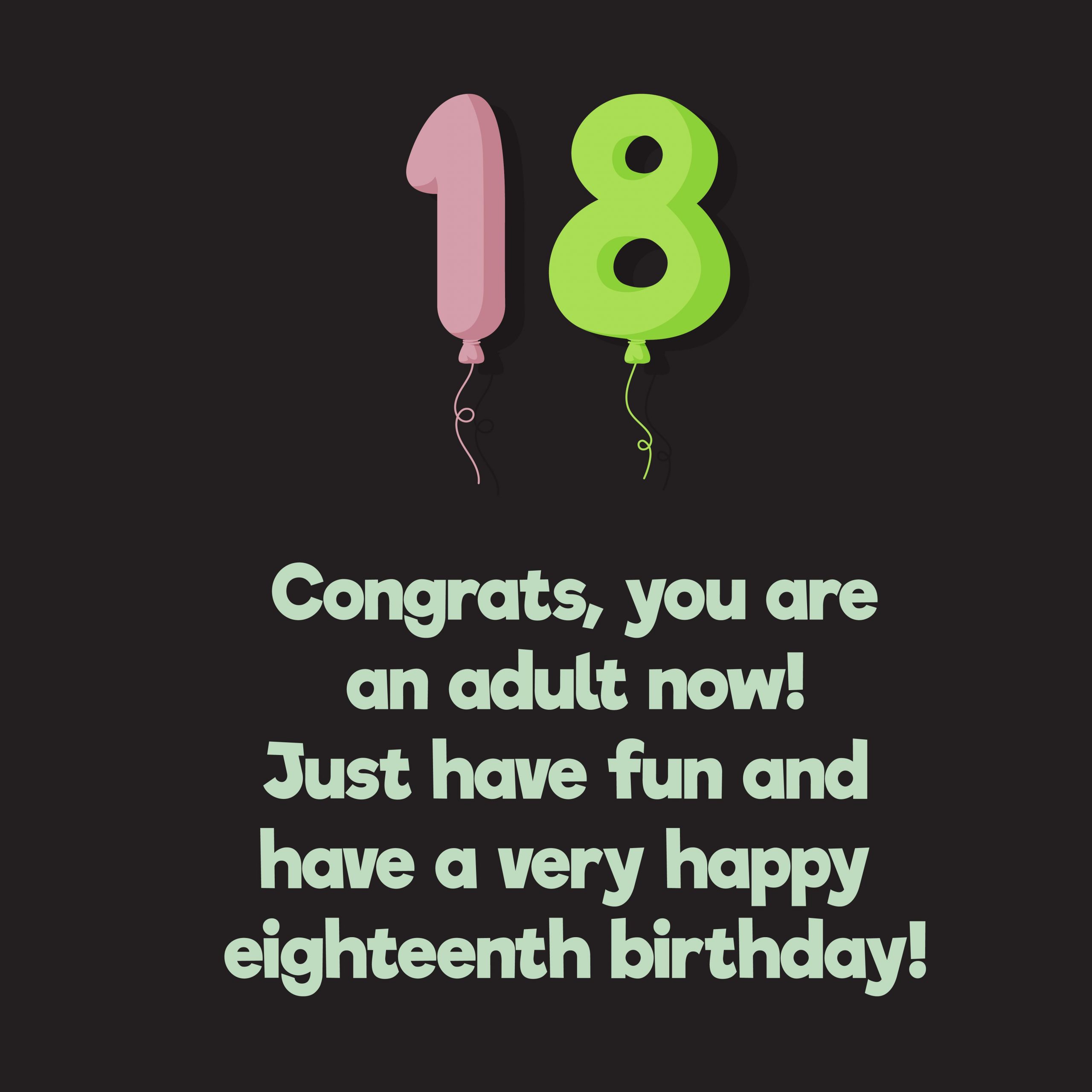 Happy 18th Birthday Wishes
 Sweet Happy 18th Birthday Wishes – Top Happy Birthday Wishes