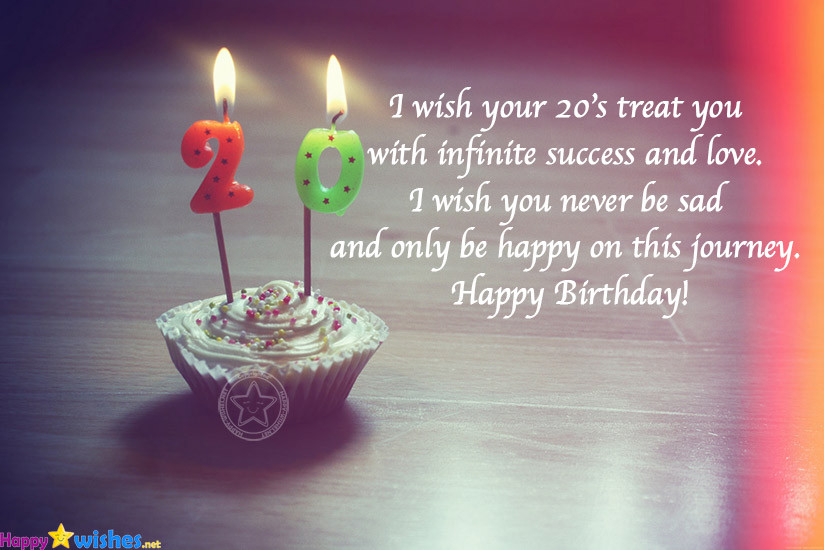 Happy 20th Birthday Quotes
 Happy 20th Birthday Wishes Quotes and messages