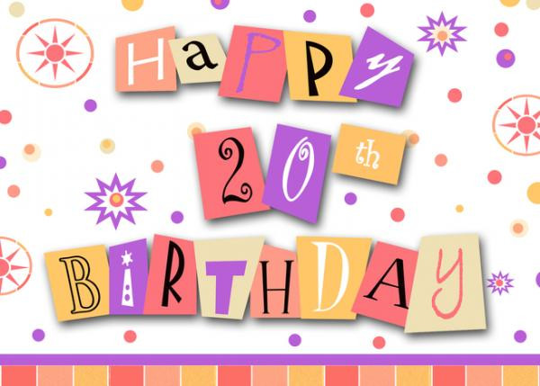Happy 20th Birthday Wishes
 Birthday Wishes For Twenty Year Old