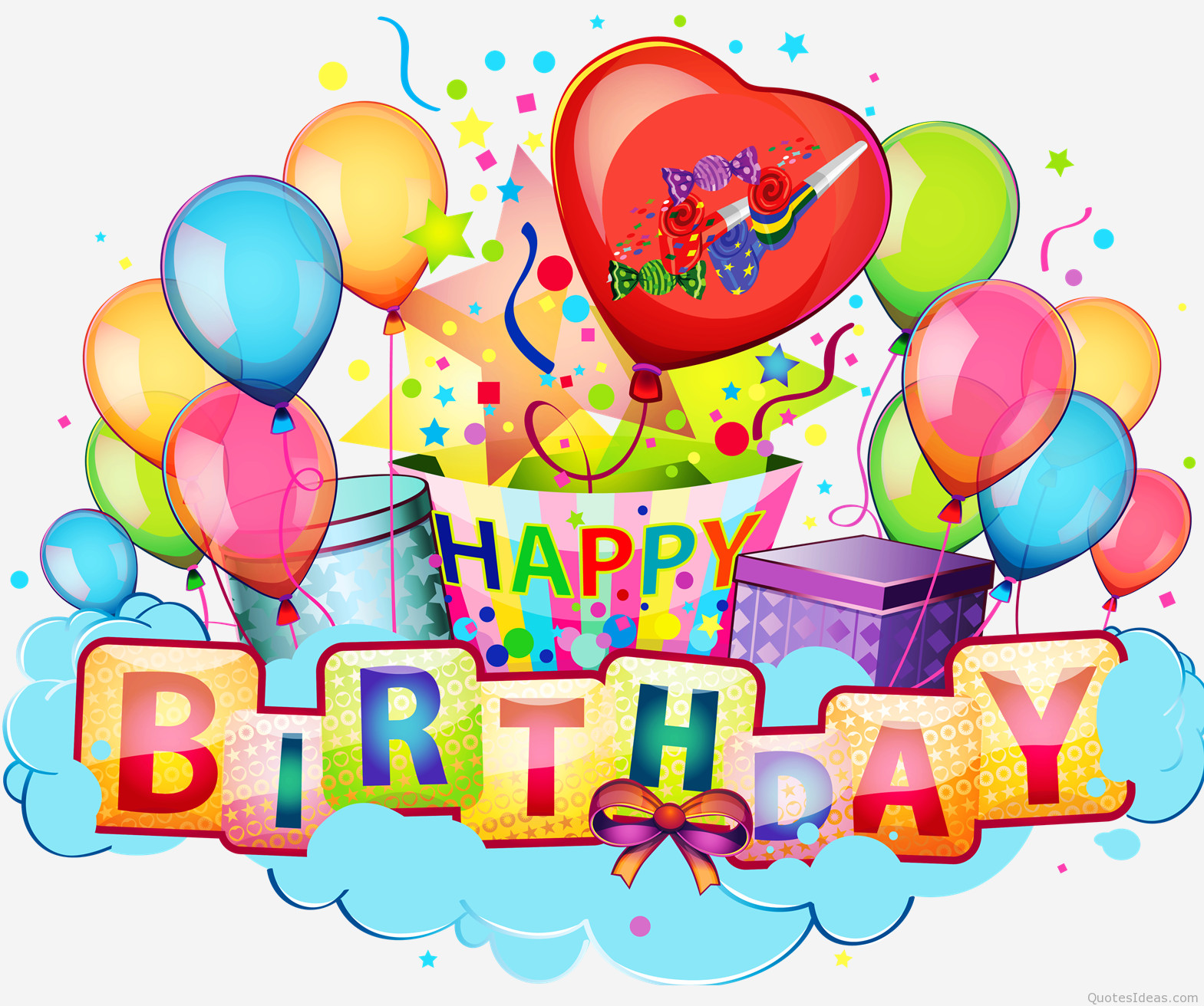 Happy Birthday Animated Cards
 Happy Birthday E Card wish quote