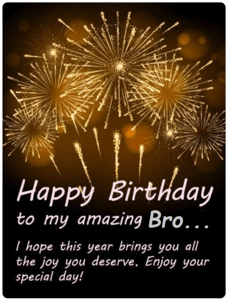 Happy Birthday Brother Wishes
 Happy Bday Wishes For Brother