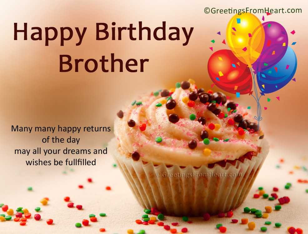 Happy Birthday Brother Wishes
 Happy Birthday Wishes for Brother and Sister Todayz News