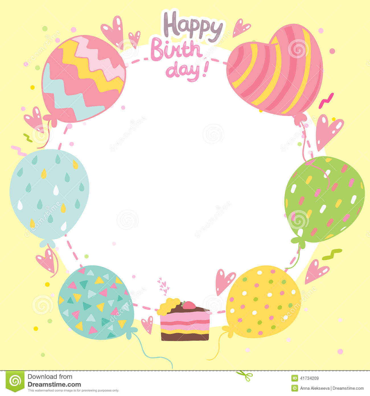 Happy Birthday Card Template
 Birthday Card Template