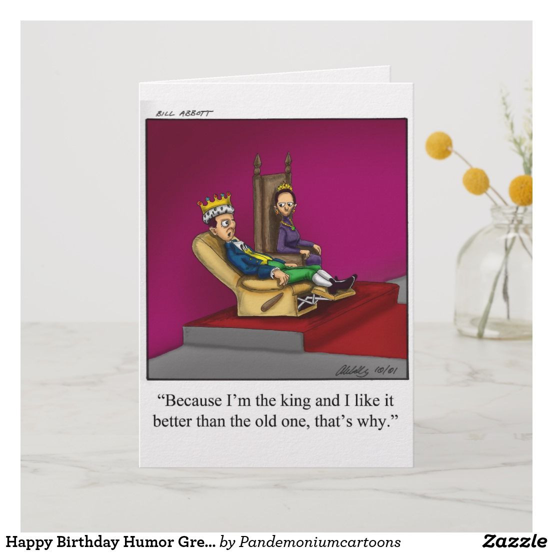 Happy Birthday Cards For Him Funny
 Happy Birthday Humor Greeting Card for Him