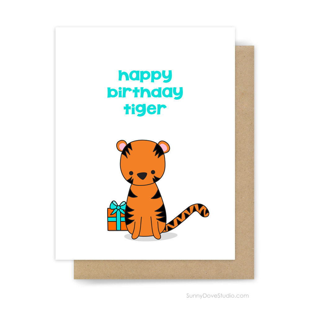 Happy Birthday Cards For Him Funny
 Funny Happy Birthday Card Boyfriend Husband Him Fun Tiger Pun