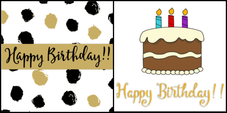 Happy Birthday Cards To Print
 Free Printable Happy Birthday Cards Cultured Palate