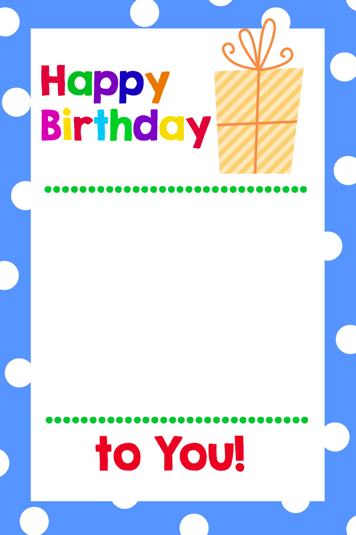 Happy Birthday Cards To Print
 Free Printable Birthday Cards That Hold Gift Cards