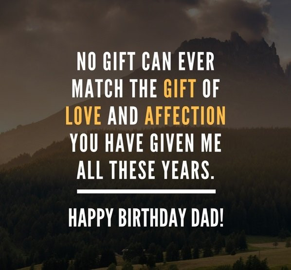 Happy Birthday Dad Quote
 200 Wonderful Happy Birthday Dad Quotes & Wishes BayArt