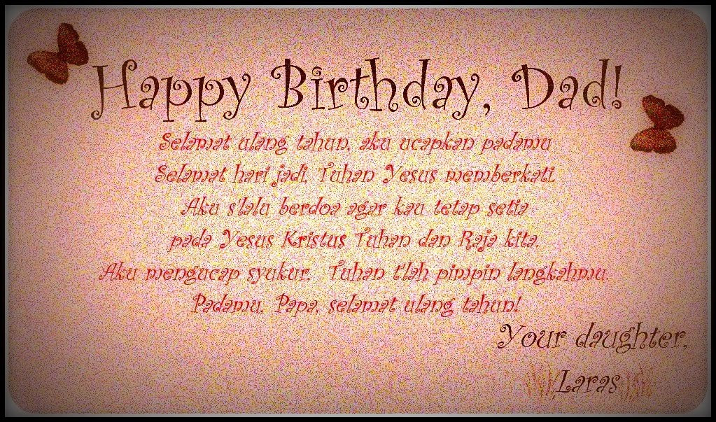 Happy Birthday Dad Quotes
 Happy Birthday Dad From Daughter Quotes QuotesGram