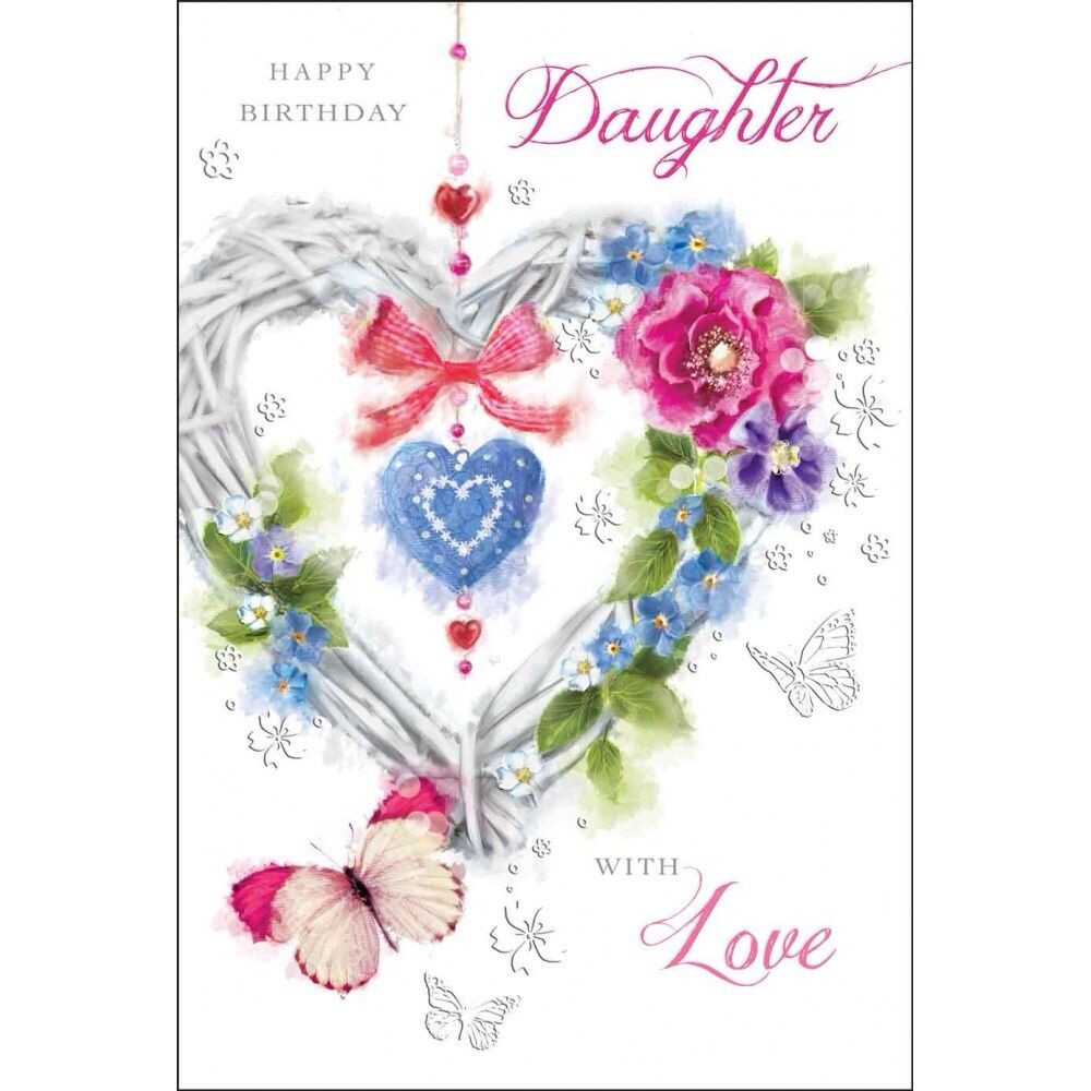 Happy Birthday Daughter Cards
 Daughter Happy Birthday Card Birthday Daughter Luxury