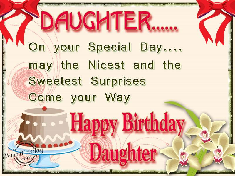 Happy Birthday Daughter Cards
 Happy Birthday Greetings for Daughter Let s Celebrate