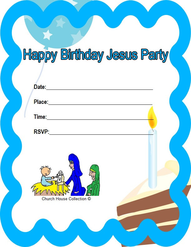 Happy Birthday Jesus Party
 Church House Collection Blog Printable Happy Birthday