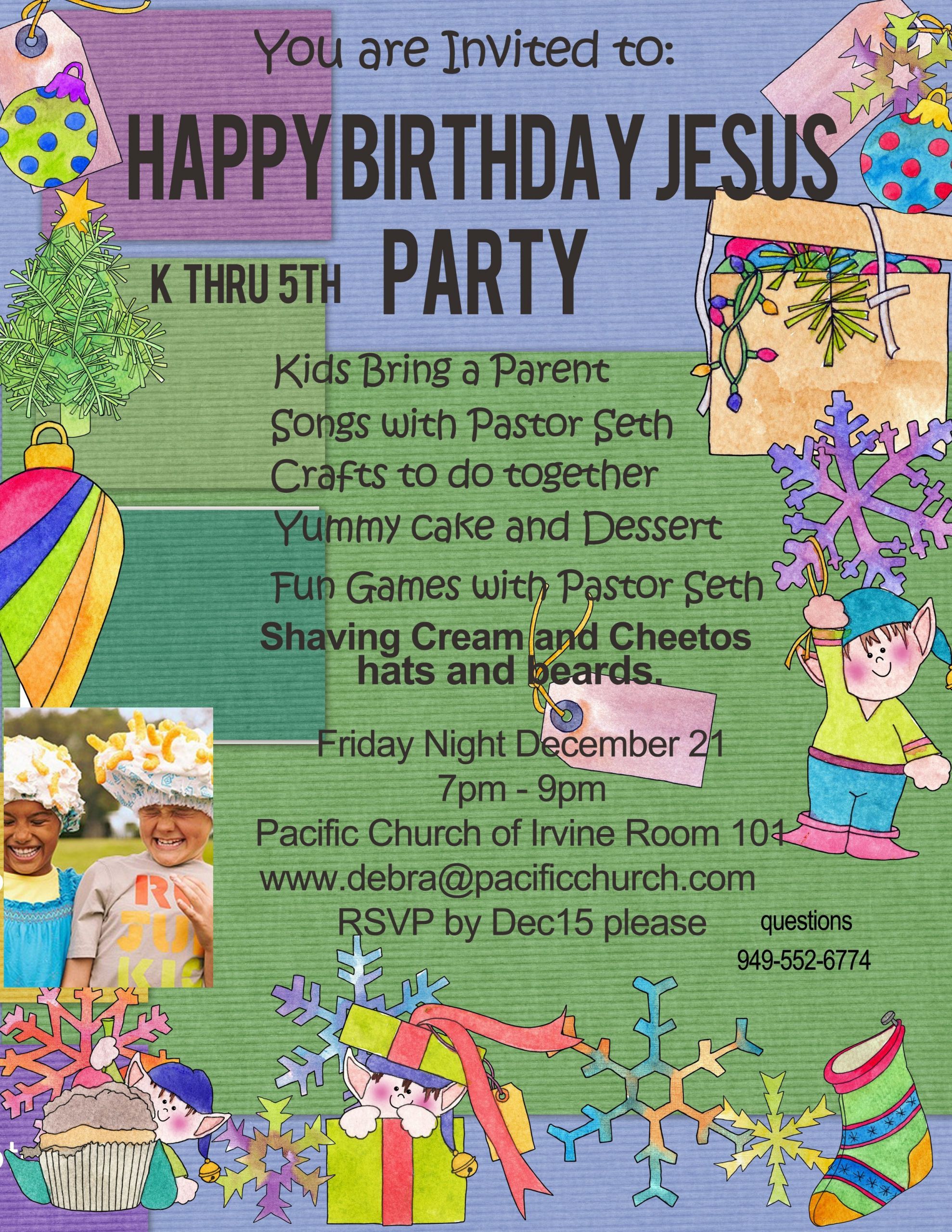 Happy Birthday Jesus Party
 Happy Birthday Jesus Party – Churches in Irvine CA