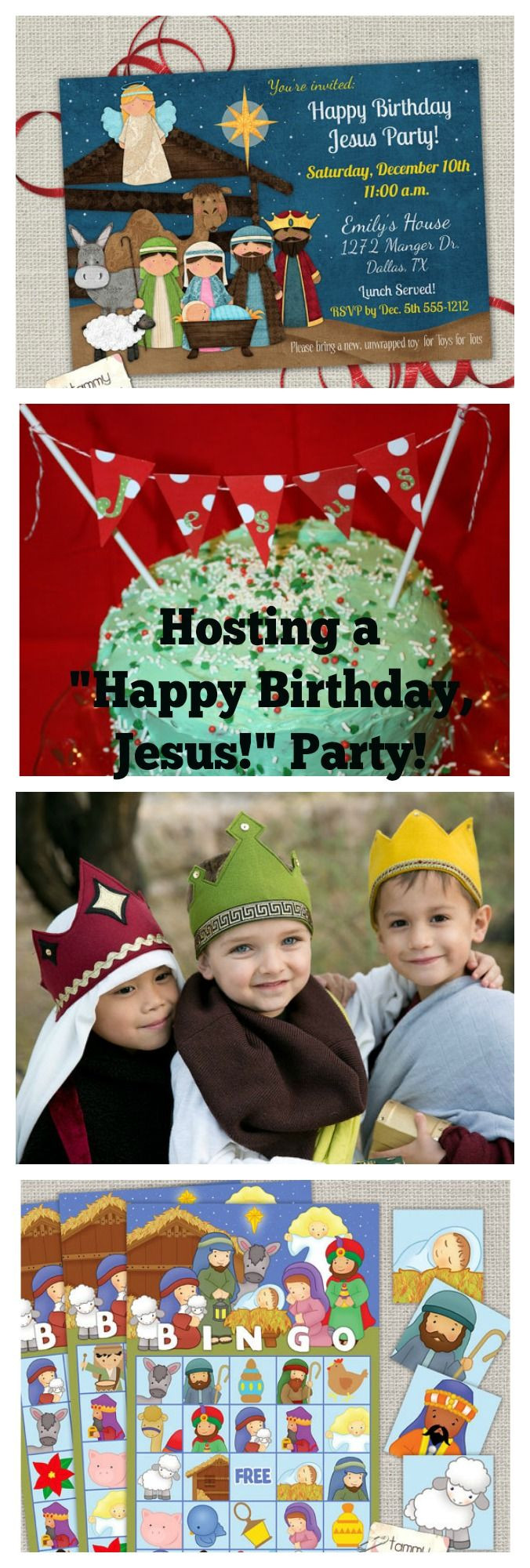Happy Birthday Jesus Party
 83 best Nativity Christmas Crafts images on Pinterest