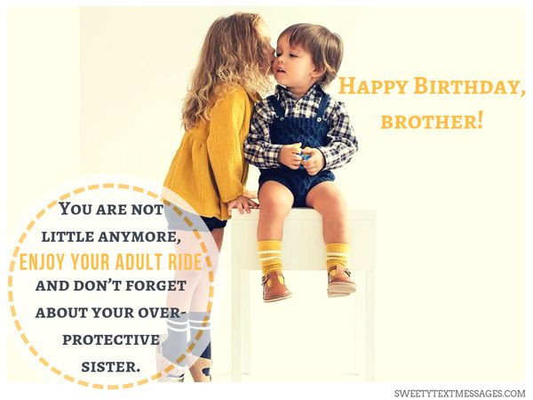 Happy Birthday Lil Brother Quotes
 Happy Birthday Quotes and Wishes for Brother with