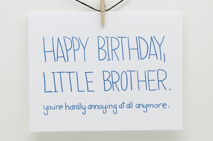 Happy Birthday Lil Brother Quotes
 Cute Little Brother Quotes QuotesGram